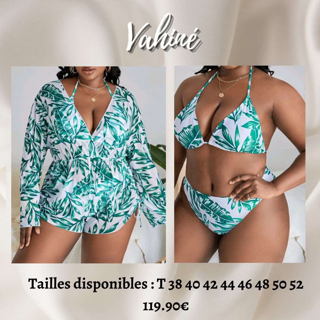 Ensemble Combinaison+ bikini Vahiné